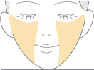 頬