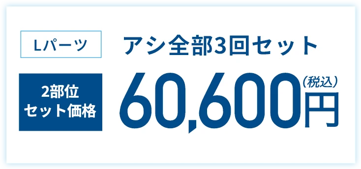 アシ全部3回セット