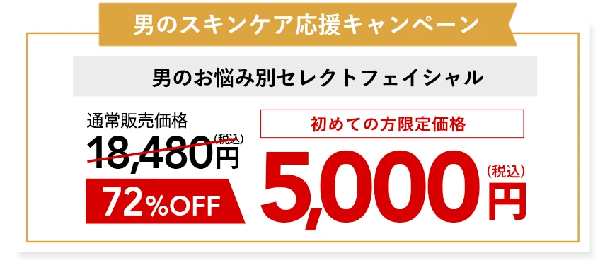 男のスキンケア応援キャンペーン