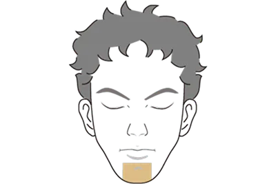 アゴ中央イメージ