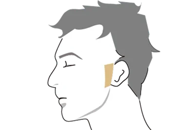 もみあげイメージ