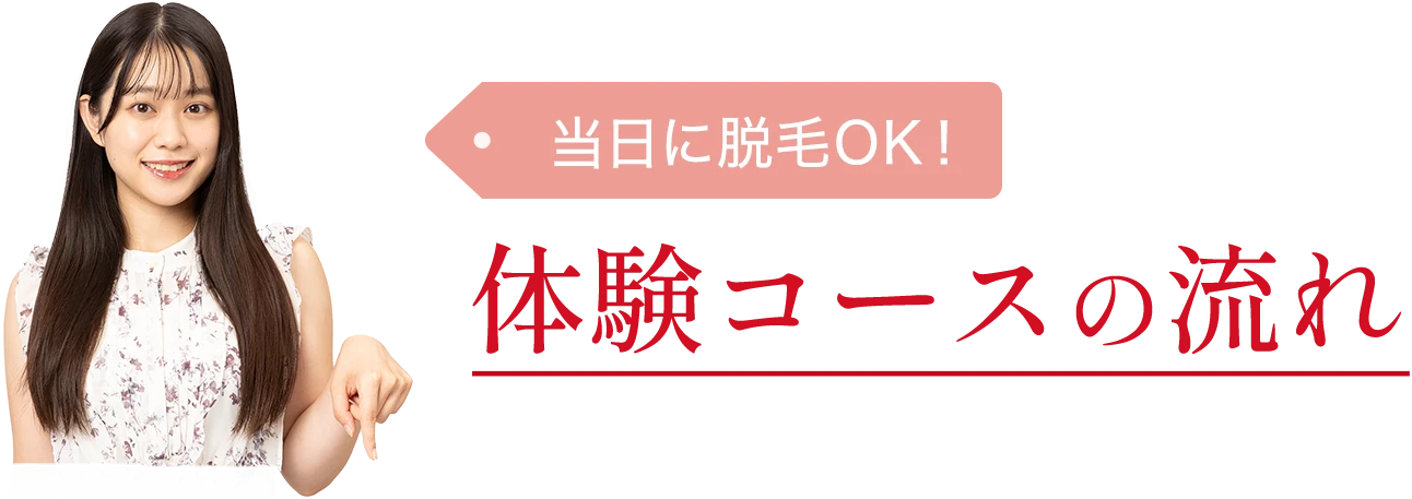 体験コースの流れ