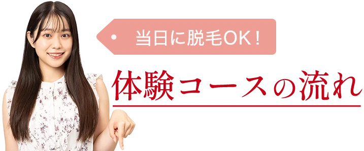 体験コースの流れ