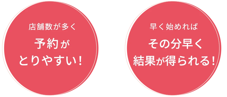 予約がとりやすい