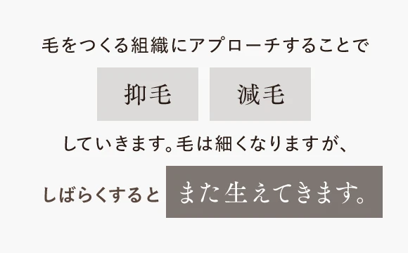 光脱毛だと、毛がなくならないこともあるって聞くけど…