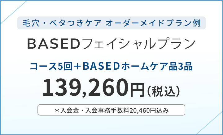 BASEDフェイシャルプラン内容