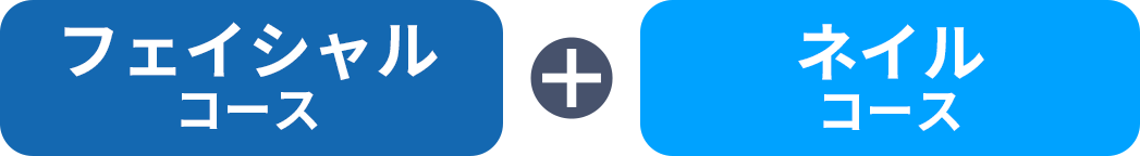 フェイシャル+ネイルコース